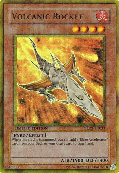 Volcanic Rocket [GLD2-EN023] Ultra Rare | L.A. Mood Comics and Games