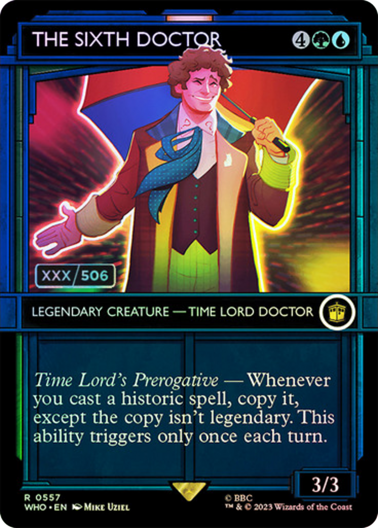 The Sixth Doctor (Serial Numbered) [Doctor Who] | L.A. Mood Comics and Games