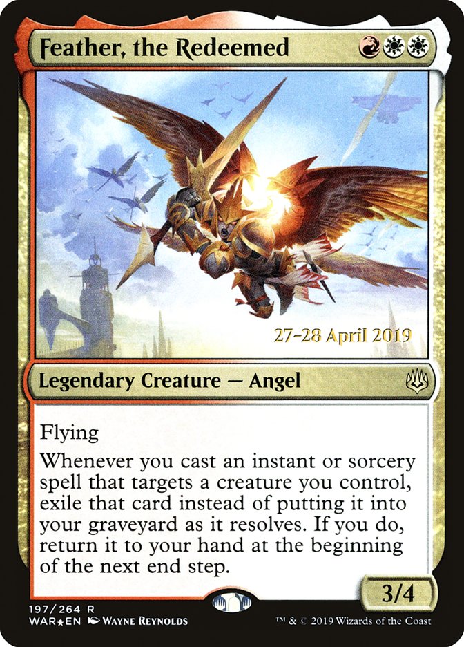 Feather, the Redeemed [War of the Spark Prerelease Promos] | L.A. Mood Comics and Games