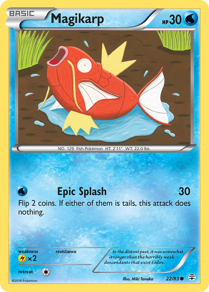 Magikarp (22/83) [XY: Generations] | L.A. Mood Comics and Games