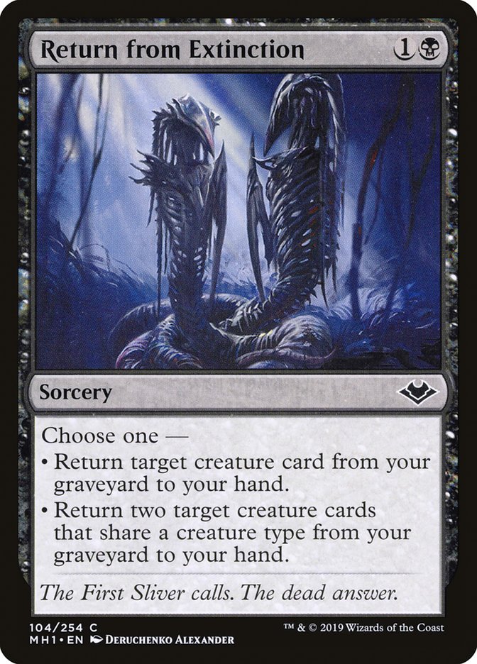 Return from Extinction [Modern Horizons] | L.A. Mood Comics and Games