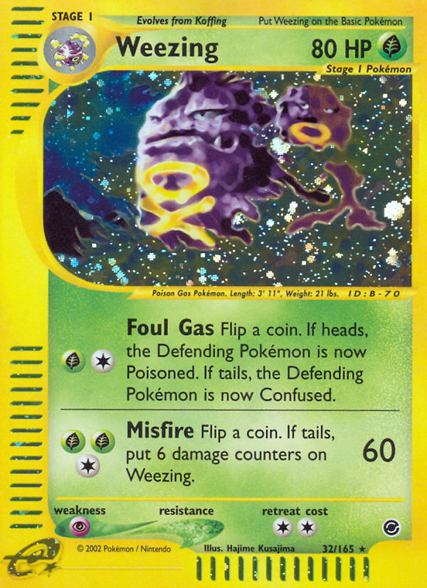 Weezing (32/165) [Expedition: Base Set] | L.A. Mood Comics and Games
