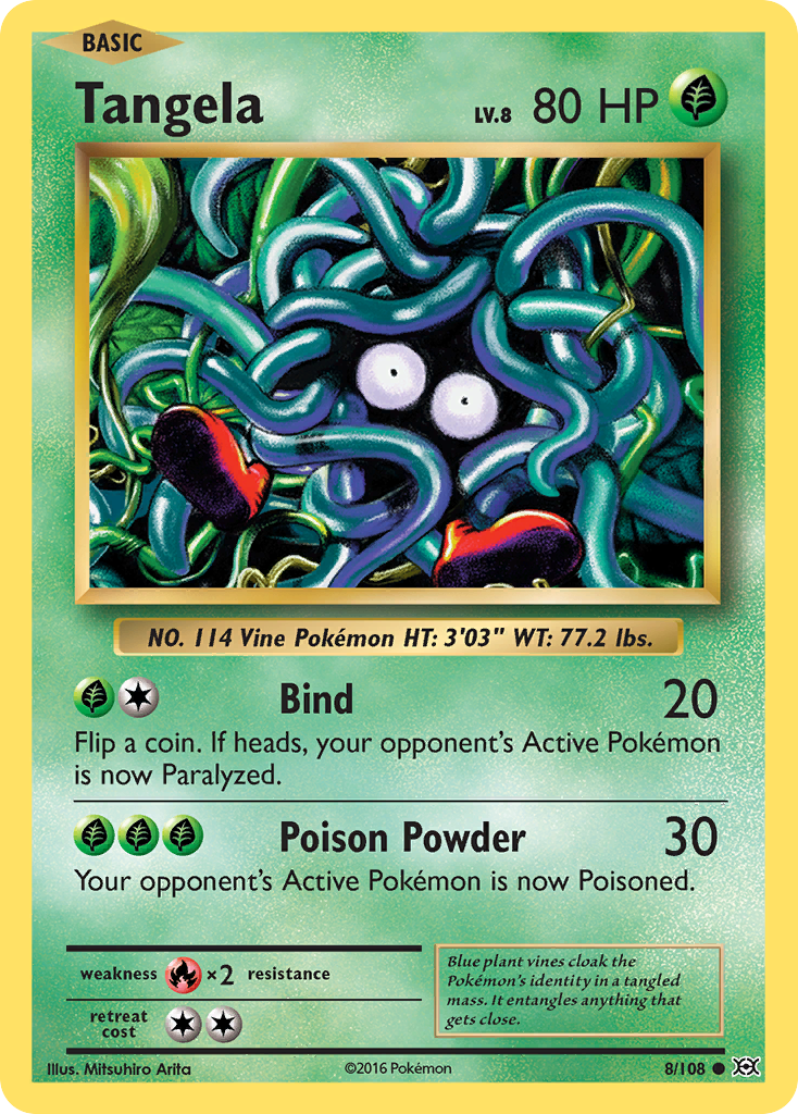 Tangela (8/108) [XY: Evolutions] | L.A. Mood Comics and Games