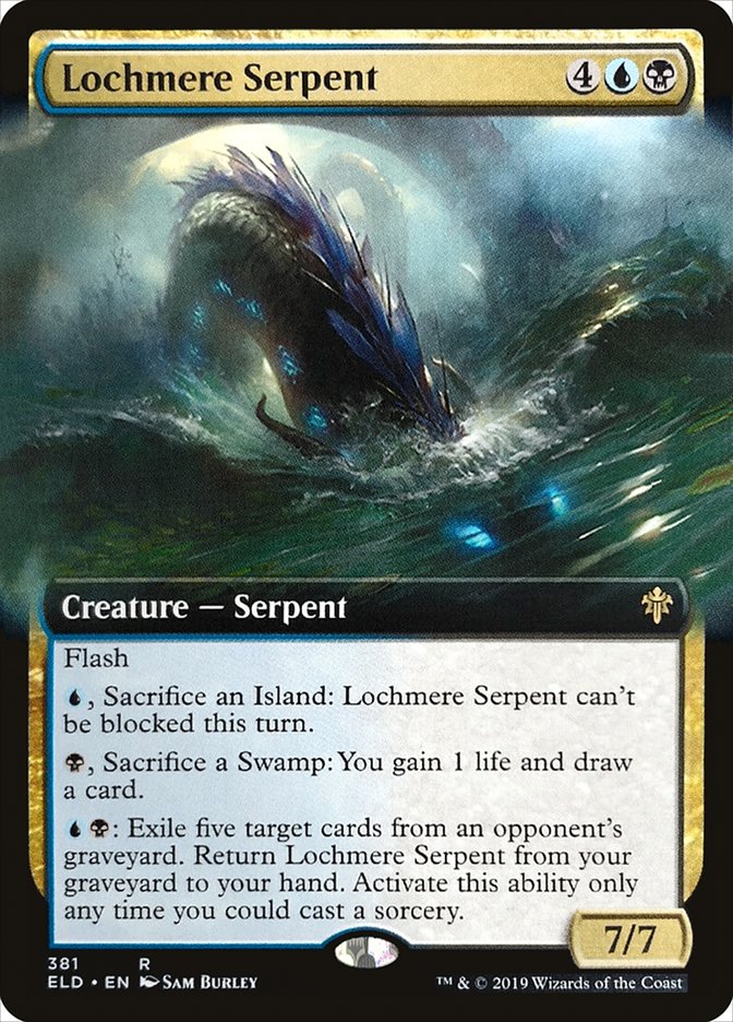 Lochmere Serpent (Extended Art) [Throne of Eldraine] | L.A. Mood Comics and Games