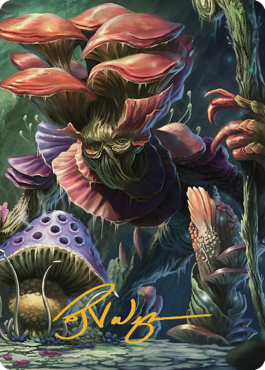 Myconid Spore Tender Art Card (Gold-Stamped Signature) [Commander Legends: Battle for Baldur's Gate Art Series] | L.A. Mood Comics and Games