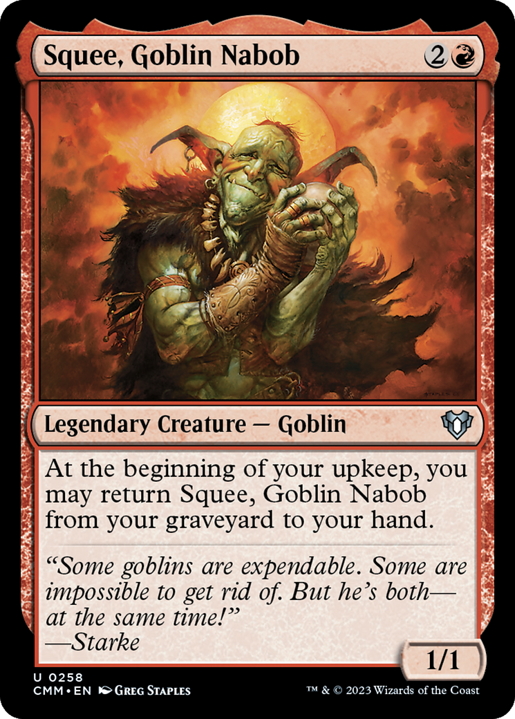 Squee, Goblin Nabob [Commander Masters] | L.A. Mood Comics and Games