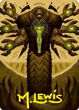 Inquisition of Kozilek Art Card (Gold-Stamped Signature) [Strixhaven: School of Mages Art Series] | L.A. Mood Comics and Games