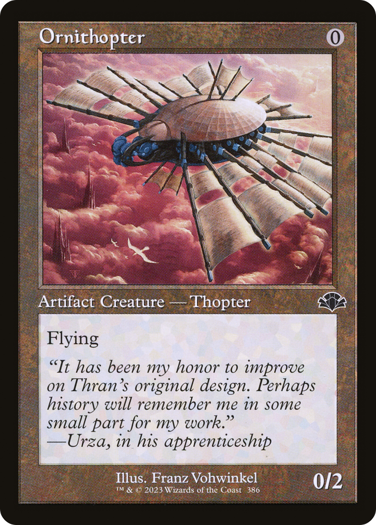 Ornithopter (Retro) [Dominaria Remastered] | L.A. Mood Comics and Games