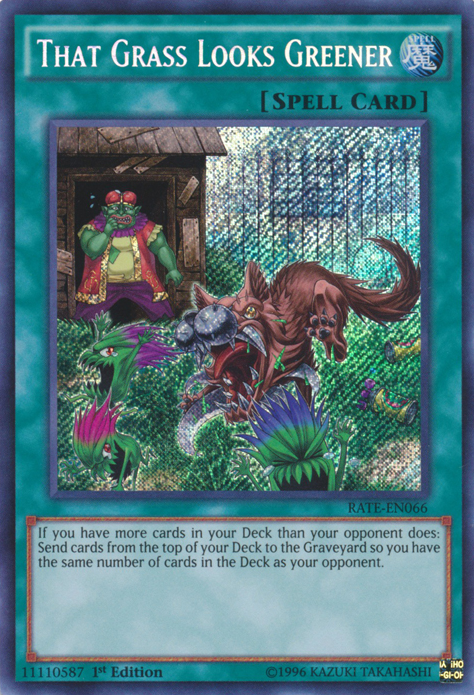 That Grass Looks Greener [RATE-EN066] Secret Rare | L.A. Mood Comics and Games