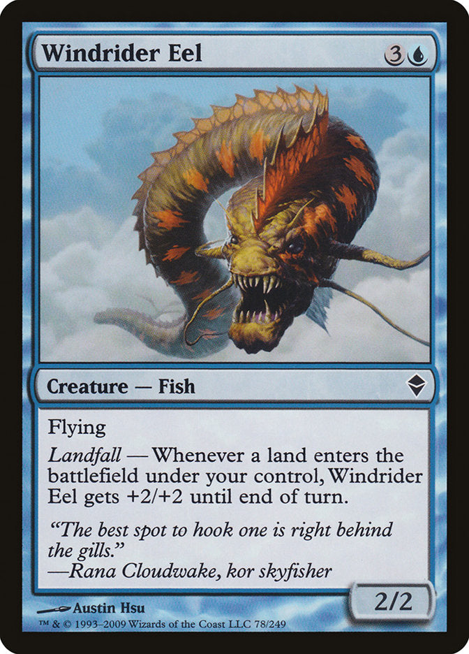 Windrider Eel [Zendikar] | L.A. Mood Comics and Games