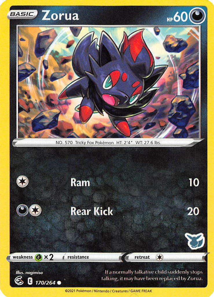 Zorua (170/264) (Eevee Deck) [Battle Academy 2022] | L.A. Mood Comics and Games