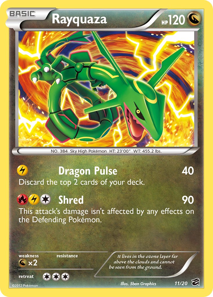 Rayquaza (11/20) (Blister Exclusive) [Black & White: Dragon Vault] | L.A. Mood Comics and Games