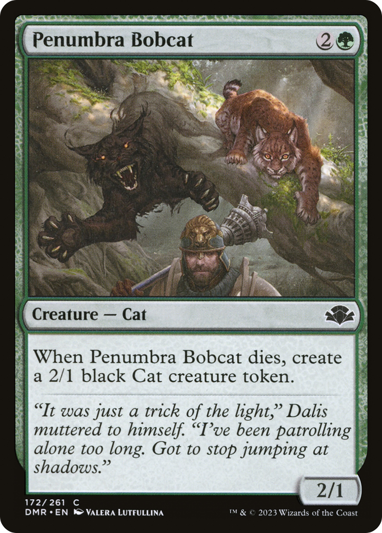 Penumbra Bobcat [Dominaria Remastered] | L.A. Mood Comics and Games