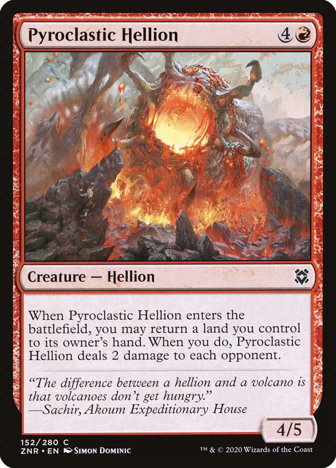 Pyroclastic Hellion [Zendikar Rising] | L.A. Mood Comics and Games