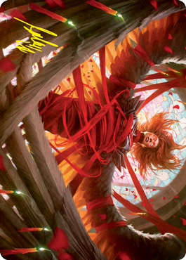 Sigarda's Imprisonment Art Card (Gold-Stamped Signature) [Innistrad: Crimson Vow Art Series] | L.A. Mood Comics and Games