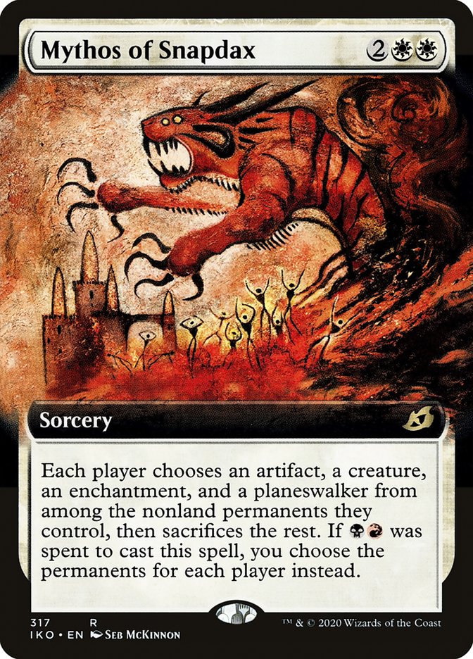 Mythos of Snapdax (Extended Art) [Ikoria: Lair of Behemoths] | L.A. Mood Comics and Games