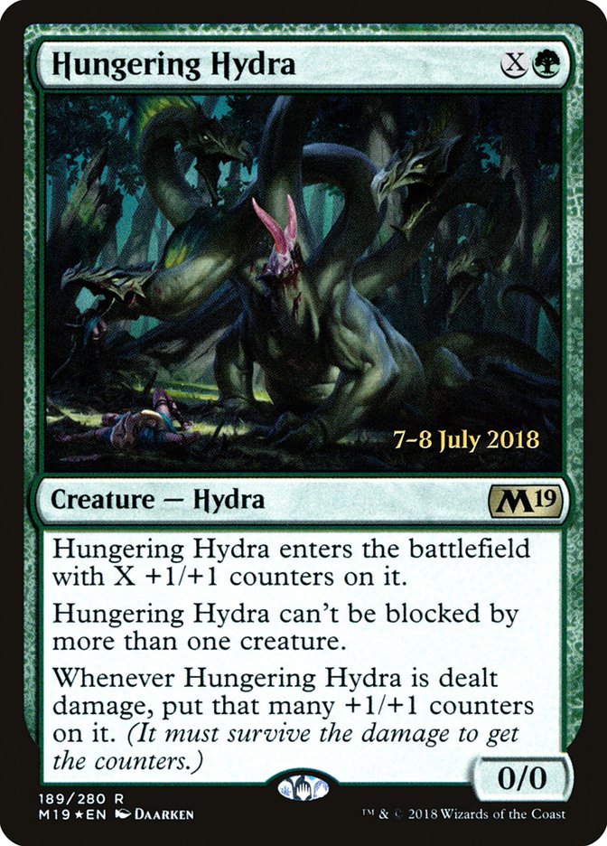 Hungering Hydra [Core Set 2019 Prerelease Promos] | L.A. Mood Comics and Games