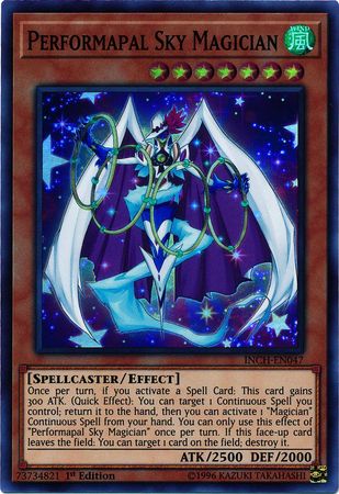 Performapal Sky Magician [INCH-EN047] Super Rare | L.A. Mood Comics and Games