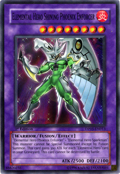 Elemental Hero Shining Phoenix Enforcer [DP05-EN013] Super Rare | L.A. Mood Comics and Games