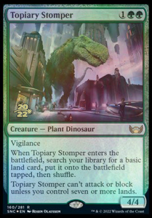 Topiary Stomper [Streets of New Capenna Prerelease Promos] | L.A. Mood Comics and Games