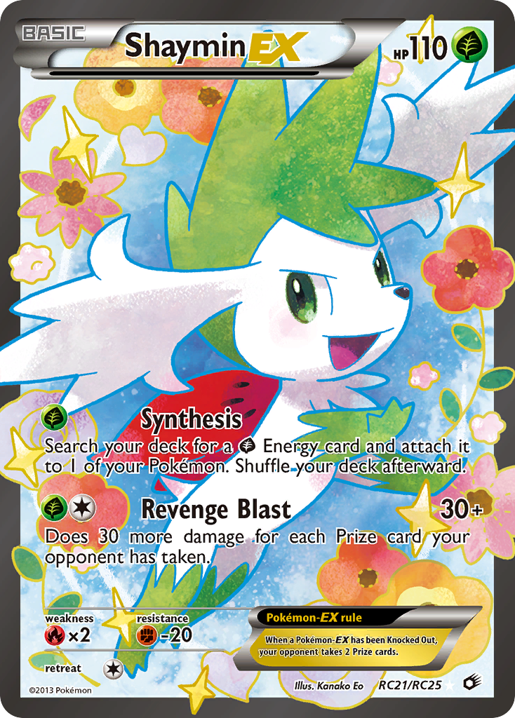 Shaymin EX (RC21/RC25) [Black & White: Legendary Treasures] | L.A. Mood Comics and Games