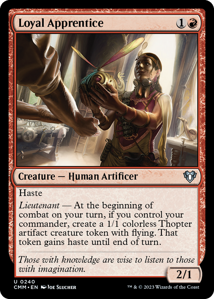Loyal Apprentice [Commander Masters] | L.A. Mood Comics and Games