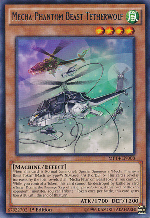 Mecha Phantom Beast Tetherwolf [MP14-EN008] Rare | L.A. Mood Comics and Games