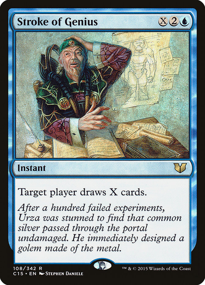 Stroke of Genius [Commander 2015] | L.A. Mood Comics and Games