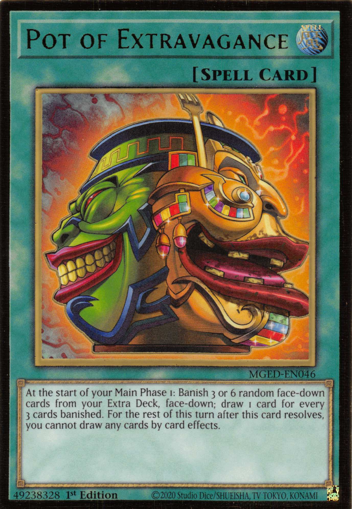 Pot of Extravagance [MGED-EN046] Gold Rare | L.A. Mood Comics and Games