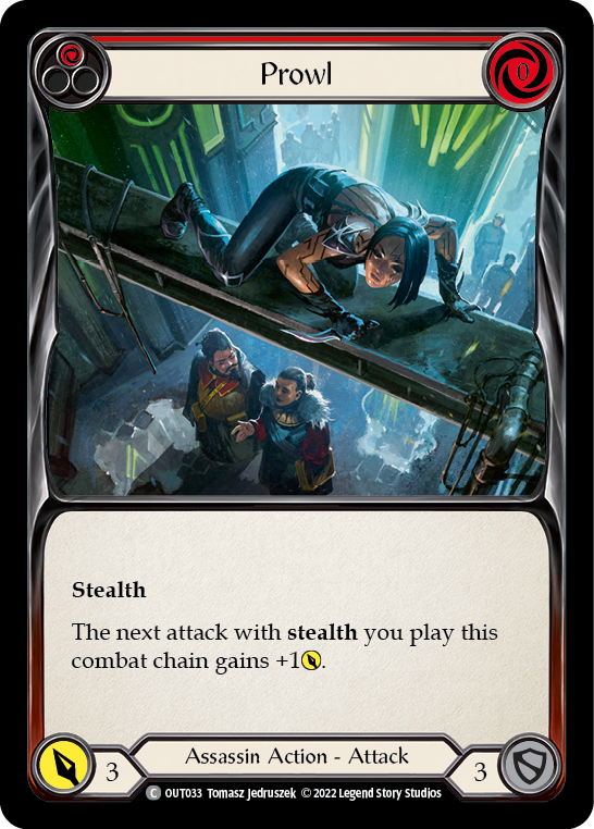 Prowl (Red) [OUT033] (Outsiders)  Rainbow Foil | L.A. Mood Comics and Games