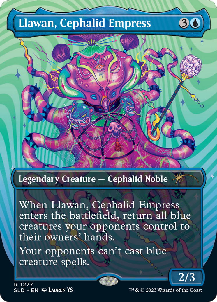 Llawan, Cephalid Empress (Borderless) [Secret Lair Drop Series] | L.A. Mood Comics and Games