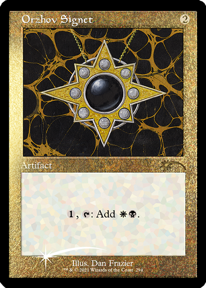 Orzhov Signet (Retro) (Foil Etched) [Secret Lair Drop Series] | L.A. Mood Comics and Games