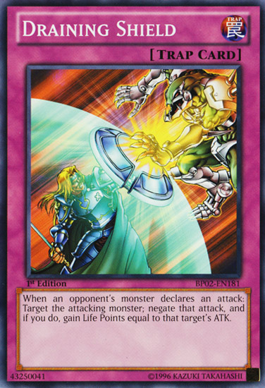 Draining Shield [BP02-EN181] Common | L.A. Mood Comics and Games