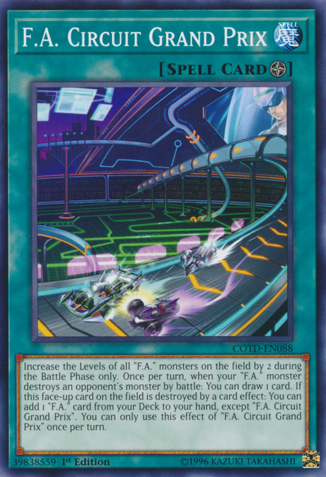 F.A. Circuit Grand Prix [COTD-EN088] Common | L.A. Mood Comics and Games