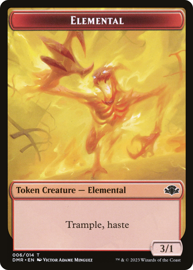 Elemental Token [Dominaria Remastered Tokens] | L.A. Mood Comics and Games