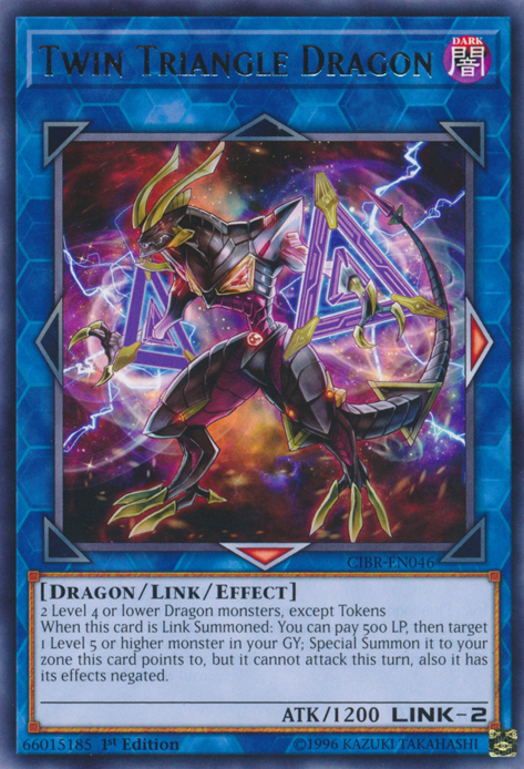 Twin Triangle Dragon [CIBR-EN046] Rare | L.A. Mood Comics and Games