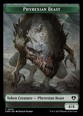 Eldrazi Spawn // Phyrexian Beast Double-Sided Token [Commander Masters Tokens] | L.A. Mood Comics and Games