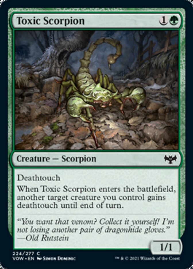 Toxic Scorpion [Innistrad: Crimson Vow] | L.A. Mood Comics and Games
