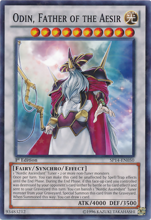 Odin, Father of the Aesir [SP14-EN050] Starfoil Rare | L.A. Mood Comics and Games