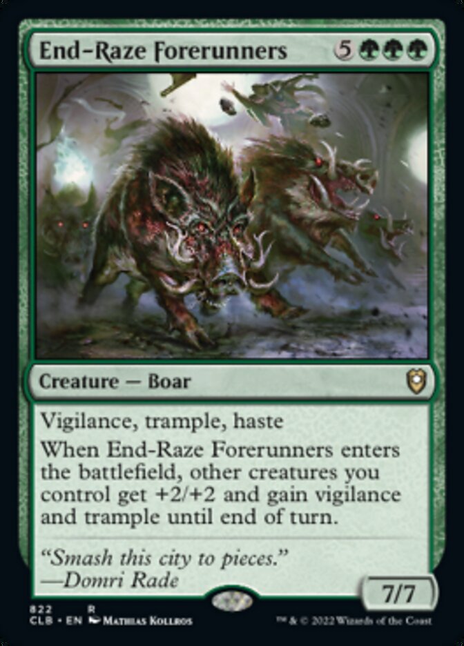End-Raze Forerunners [Commander Legends: Battle for Baldur's Gate] | L.A. Mood Comics and Games