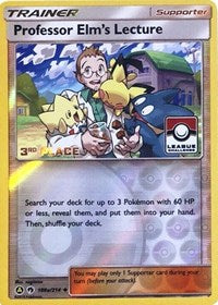 Professor Elms Lecture (188a/214) (League Promo 3rd Place) [Sun & Moon: Lost Thunder] | L.A. Mood Comics and Games