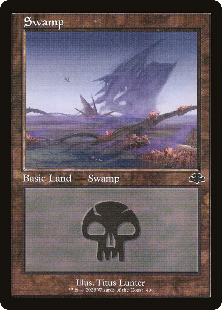 Swamp (406) (Retro) [Dominaria Remastered] | L.A. Mood Comics and Games