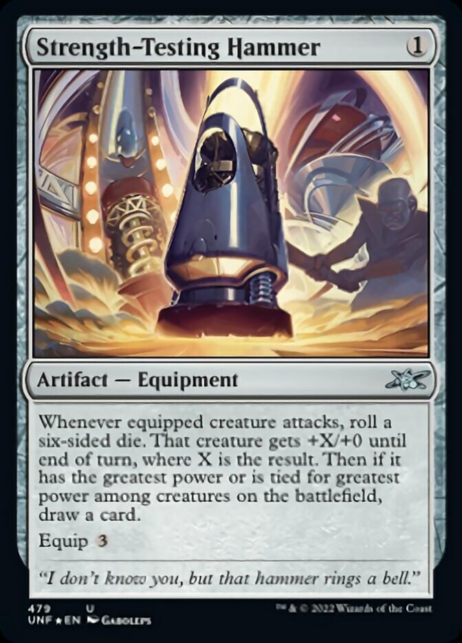 Strength-Testing Hammer (Galaxy Foil) [Unfinity] | L.A. Mood Comics and Games