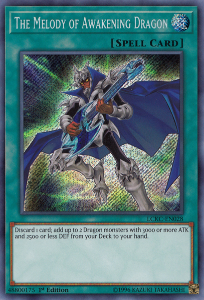 The Melody of Awakening Dragon [LCKC-EN028] Secret Rare | L.A. Mood Comics and Games
