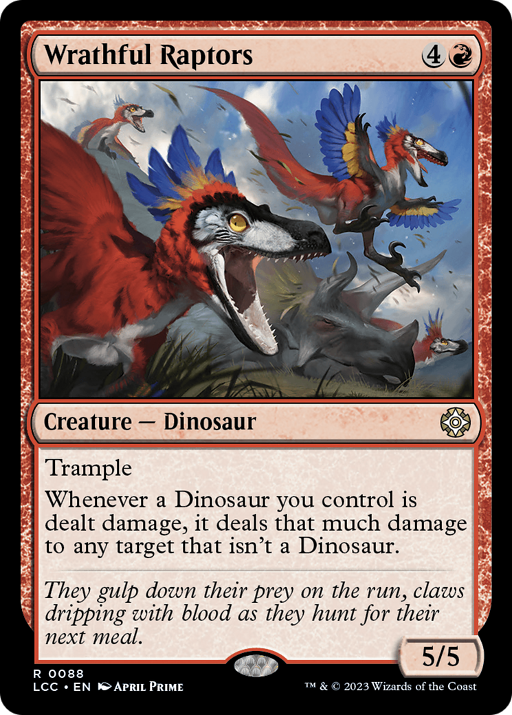 Wrathful Raptors [The Lost Caverns of Ixalan Commander] | L.A. Mood Comics and Games