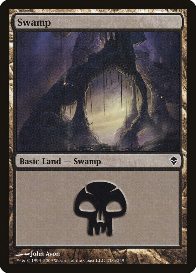 Swamp (238a) [Zendikar] | L.A. Mood Comics and Games