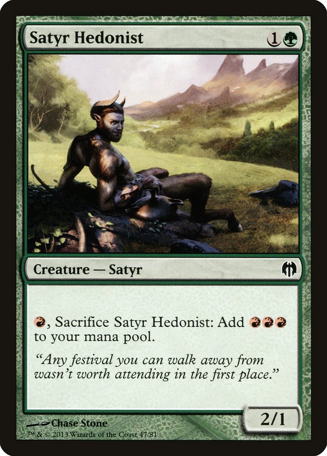 Satyr Hedonist [Duel Decks: Heroes vs. Monsters] | L.A. Mood Comics and Games