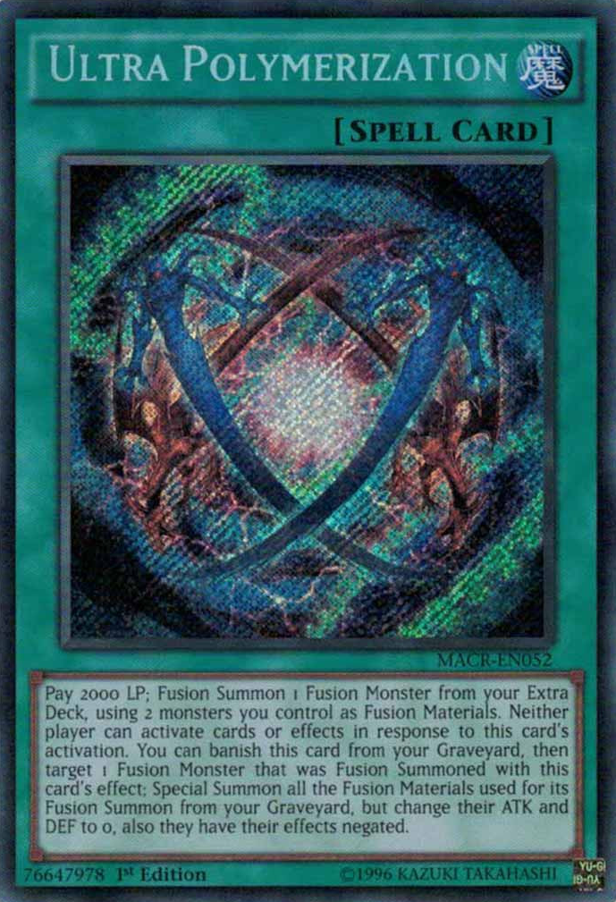 Ultra Polymerization [MACR-EN052] Secret Rare | L.A. Mood Comics and Games