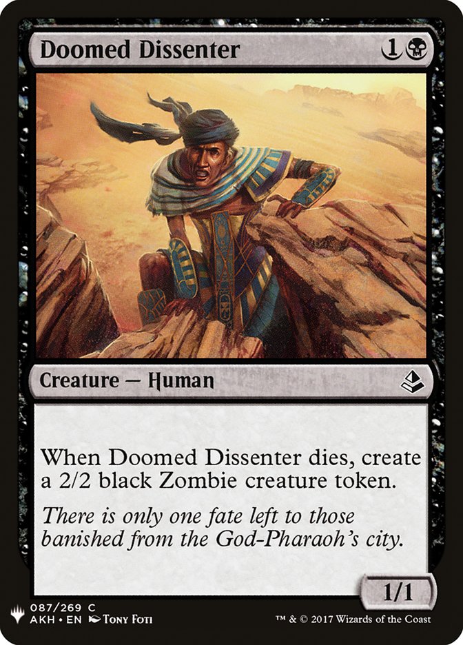 Doomed Dissenter [Mystery Booster] | L.A. Mood Comics and Games