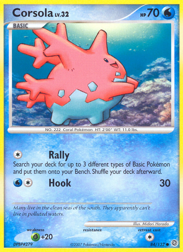 Corsola (84/132) [Diamond & Pearl: Secret Wonders] | L.A. Mood Comics and Games